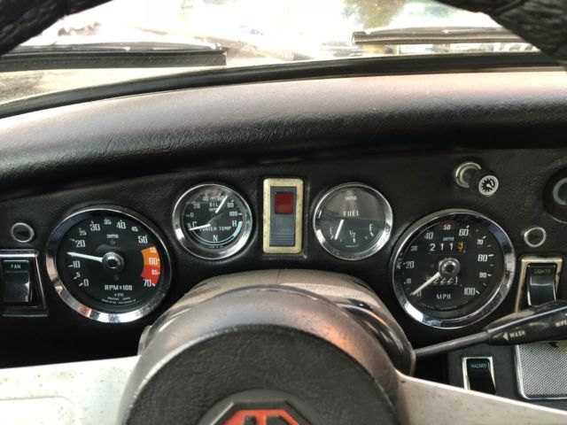 1974 Gold MG Midget Coupe