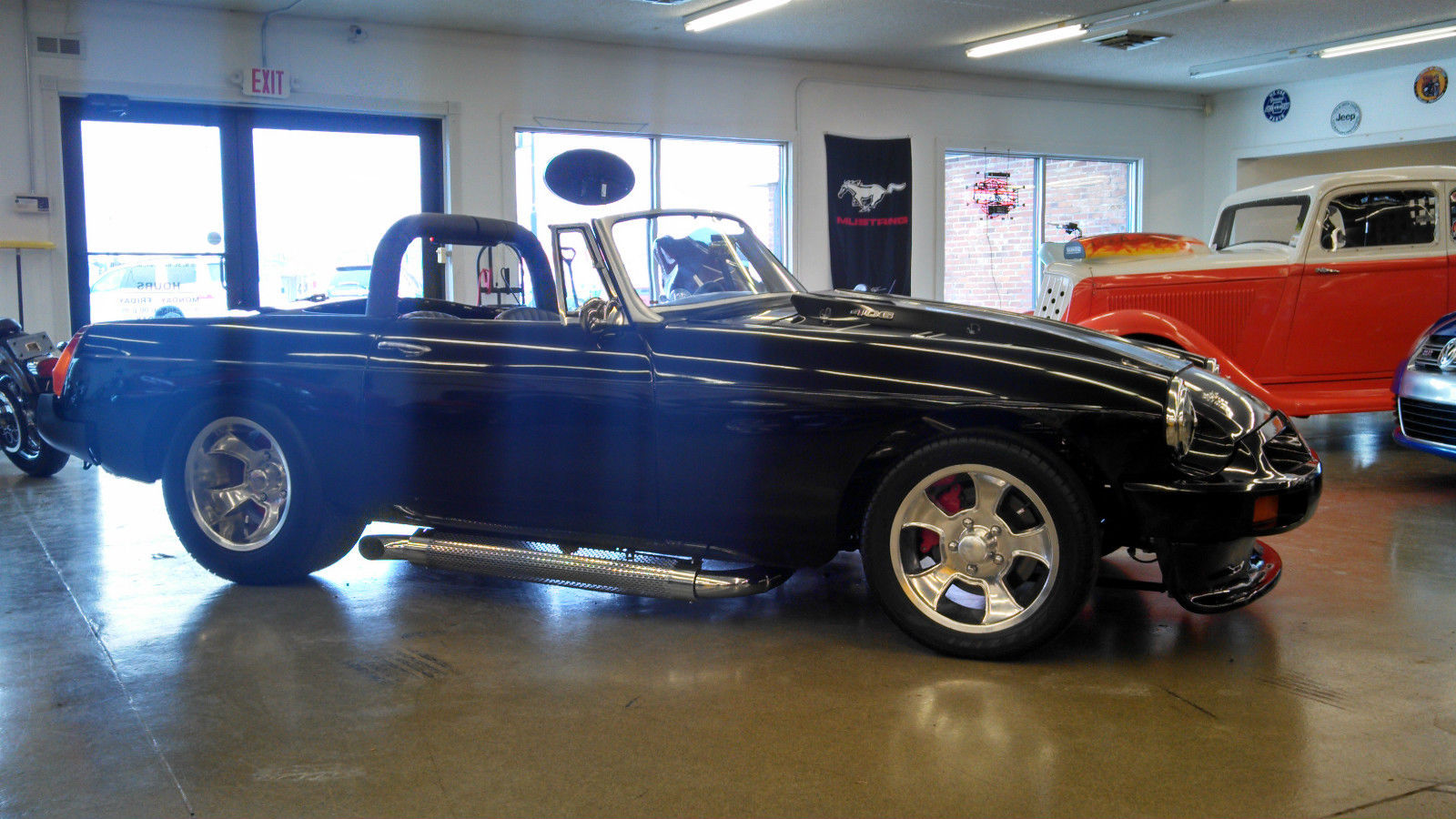 1974 Black MG MGB Convertible