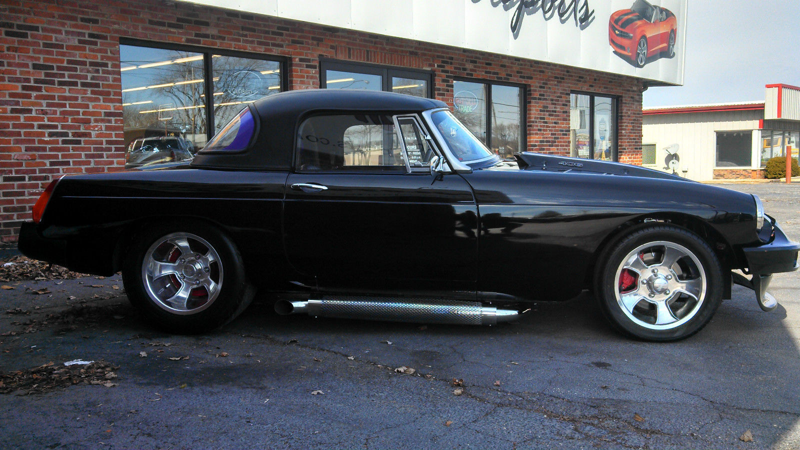 1974 Black MG MGB Convertible