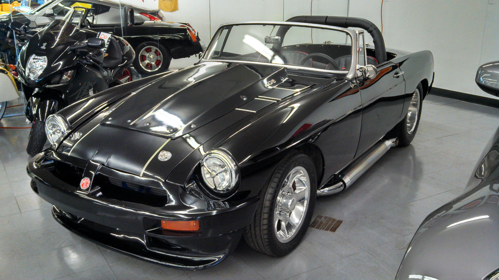 1974 Black MG MGB Convertible