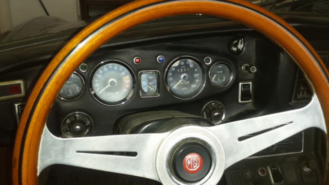 1974 Blue MG MGB Convertible