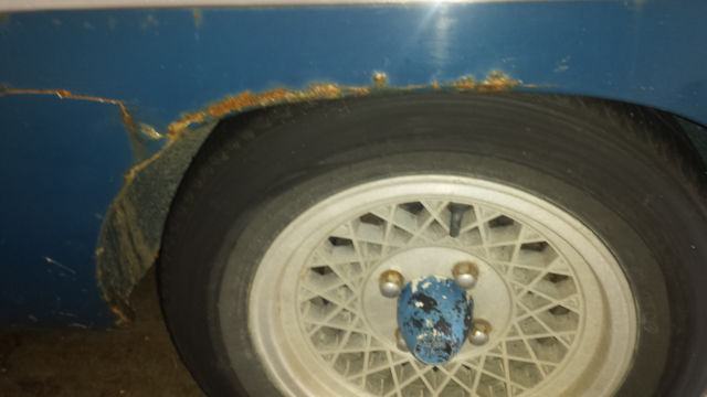 1974 Blue MG MGB Convertible