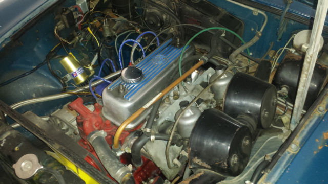 1974 Blue MG MGB Convertible