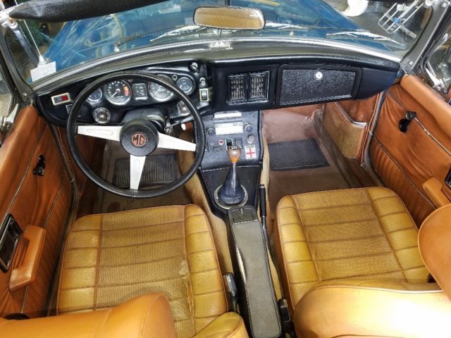 1974 Teal Blue MG MGB Convertible