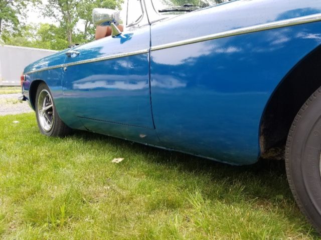 1974 Teal Blue MG MGB Convertible