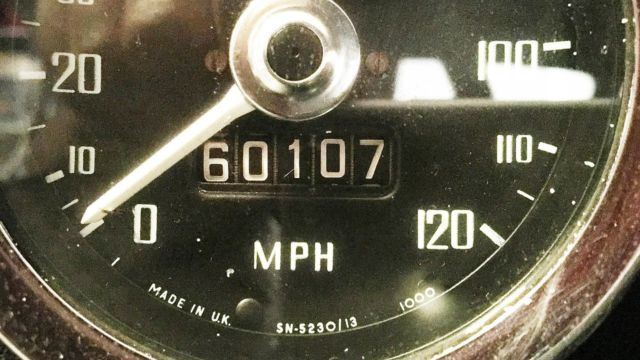 1974 Gold MG MGB Convertible