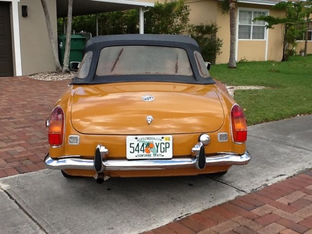 1974 Bracken (Orange) MG MGB Convertible