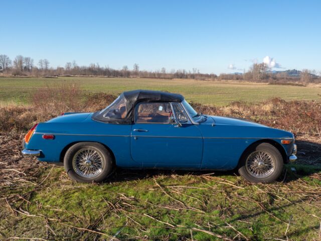 1974 British Teal MG MGB Convertible