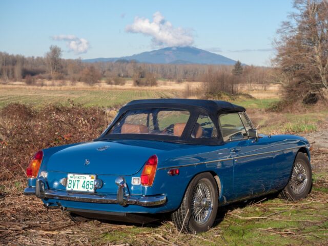 1974 British Teal MG MGB Convertible