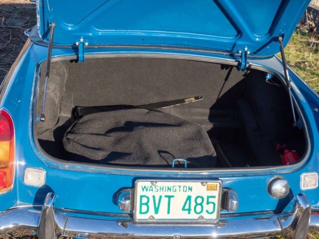 1974 British Teal MG MGB Convertible