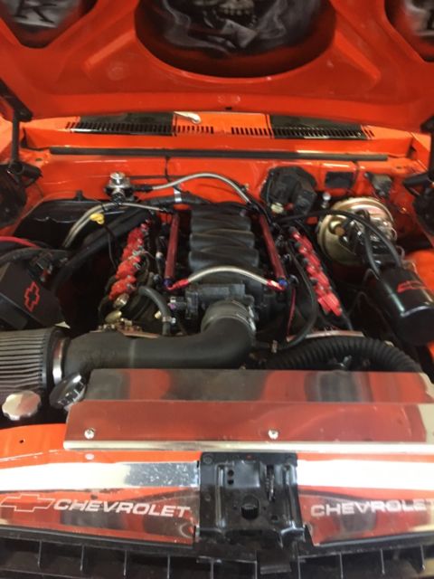 1974 Orange Chevrolet Nova Coupe