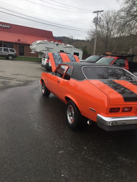 1974 Orange Chevrolet Nova Coupe