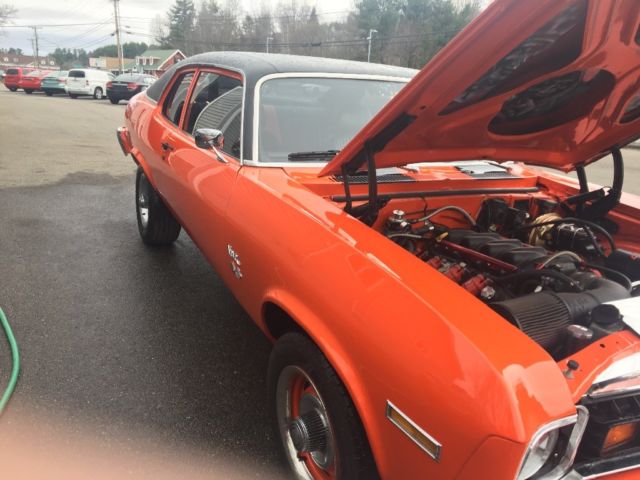 1974 Orange Chevrolet Nova Coupe