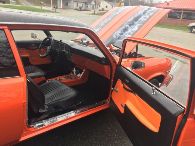 1974 Orange Chevrolet Nova Coupe