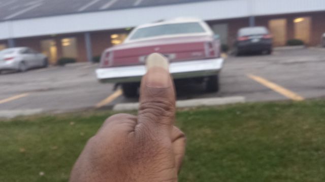 1974 Burgundy Chevrolet Monte Carlo Coupe