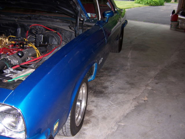 1974 Blue Oldsmobile 442 Coupe