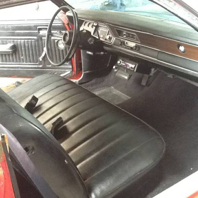 1974 Red Plymouth Duster Coupe