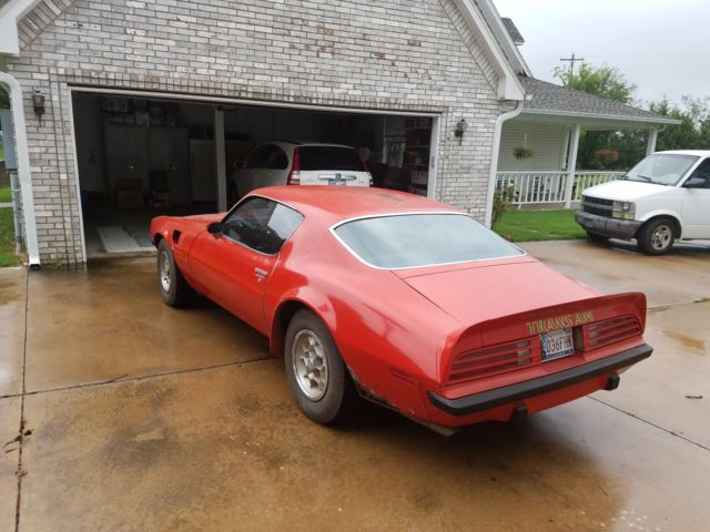 1974 Red Pontiac Trans Am Coupe