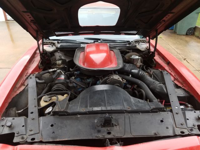 1974 Red Pontiac Trans Am Coupe