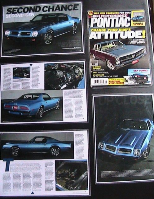 1974 REGATTA BLUE Pontiac Firebird Coupe