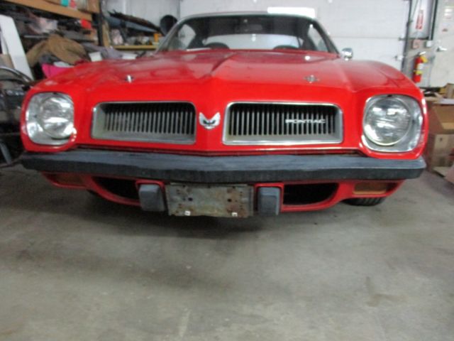 1974 Red Pontiac Firebird Coupe