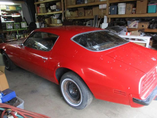 1974 Red Pontiac Firebird Coupe