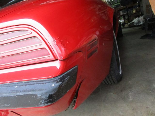 1974 Red Pontiac Firebird Coupe