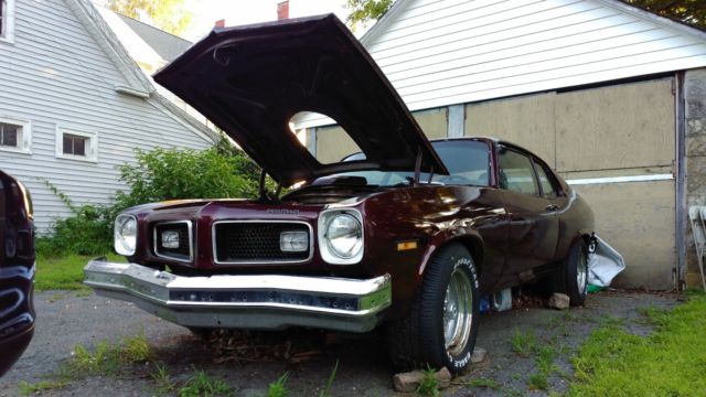 1974 Burgundy Pontiac GTO Hatchback