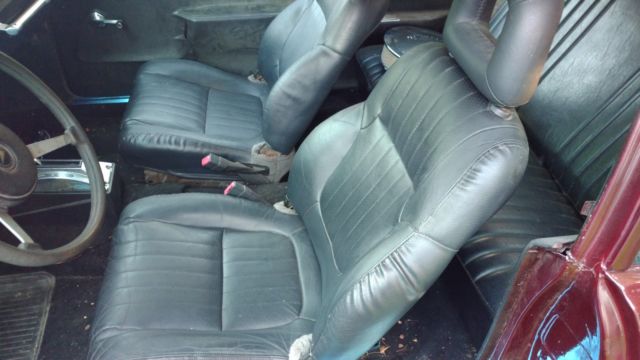 1974 Burgundy Pontiac GTO Hatchback