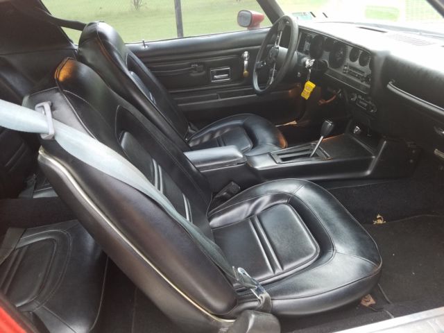 1974 Red Pontiac Trans Am Coupe