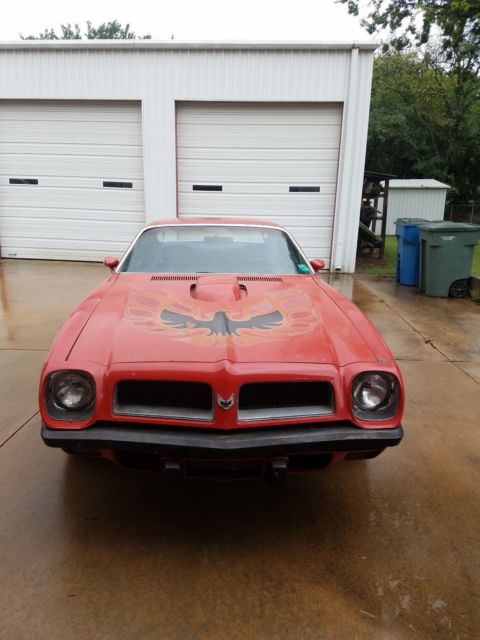 1974 Red Pontiac Trans Am Coupe