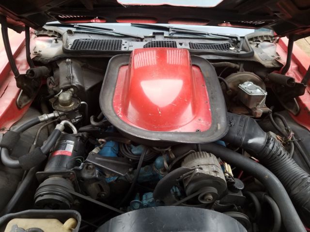 1974 Red Pontiac Trans Am Coupe