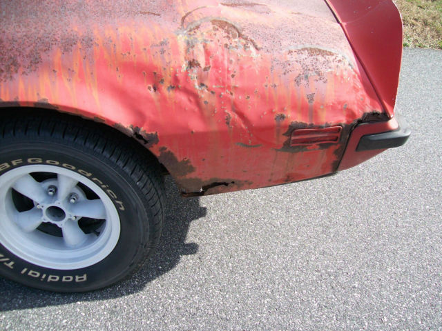 1974 Red Pontiac Trans Am Coupe