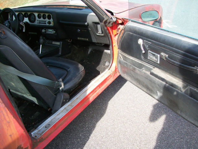 1974 Red Pontiac Trans Am Coupe