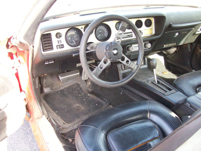 1974 Red Pontiac Trans Am Coupe