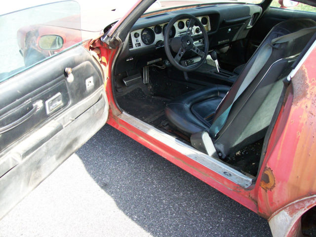 1974 Red Pontiac Trans Am Coupe