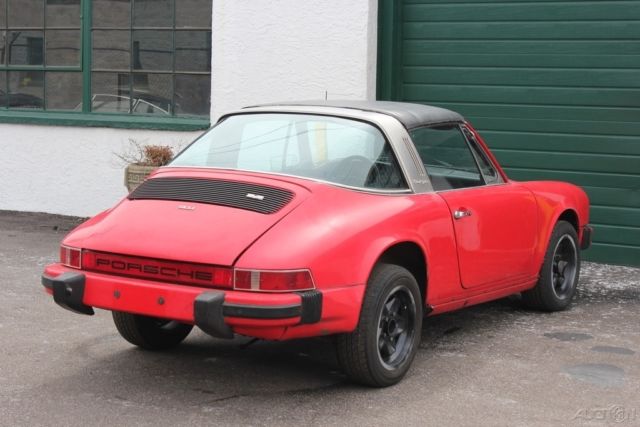 1974 Red Porsche 911 Convertible
