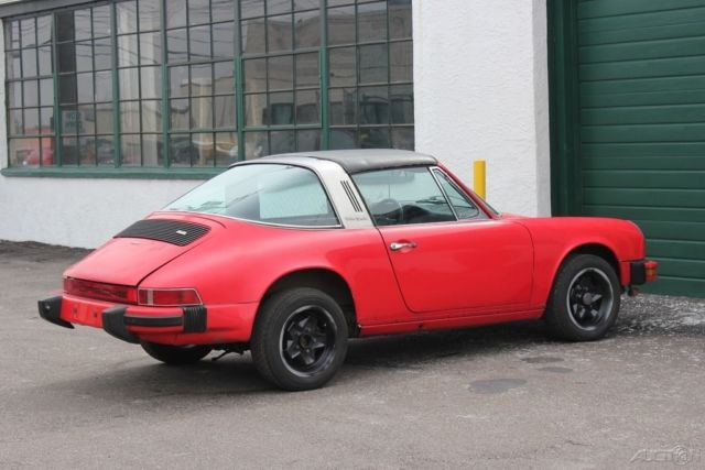1974 Red Porsche 911 Convertible