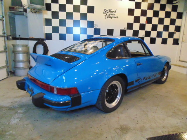 1974 Blue Porsche 911 Coupe
