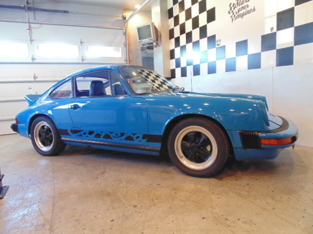 1974 Blue Porsche 911 Coupe