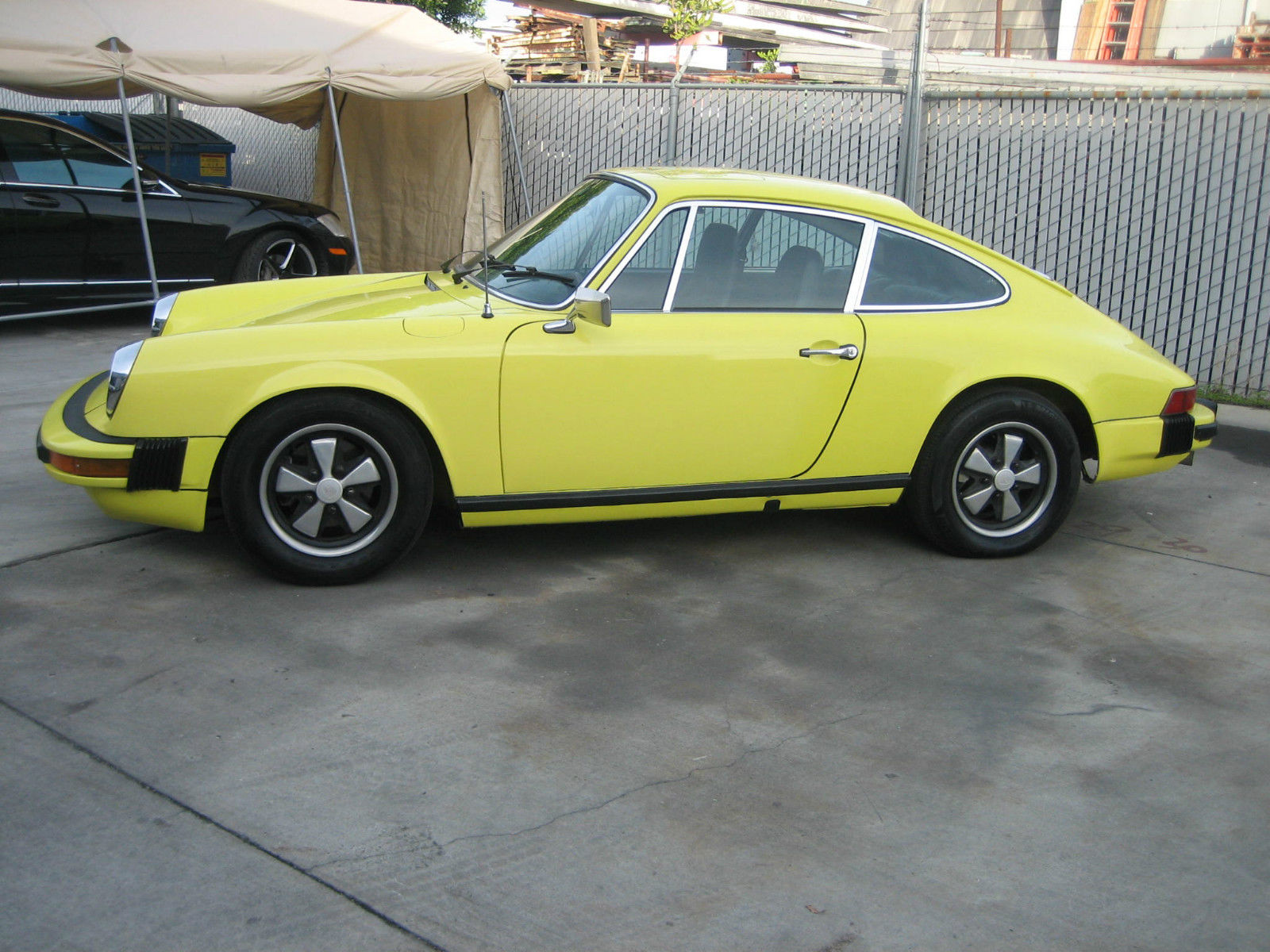 1974 Yellow Porsche 911 Coupe