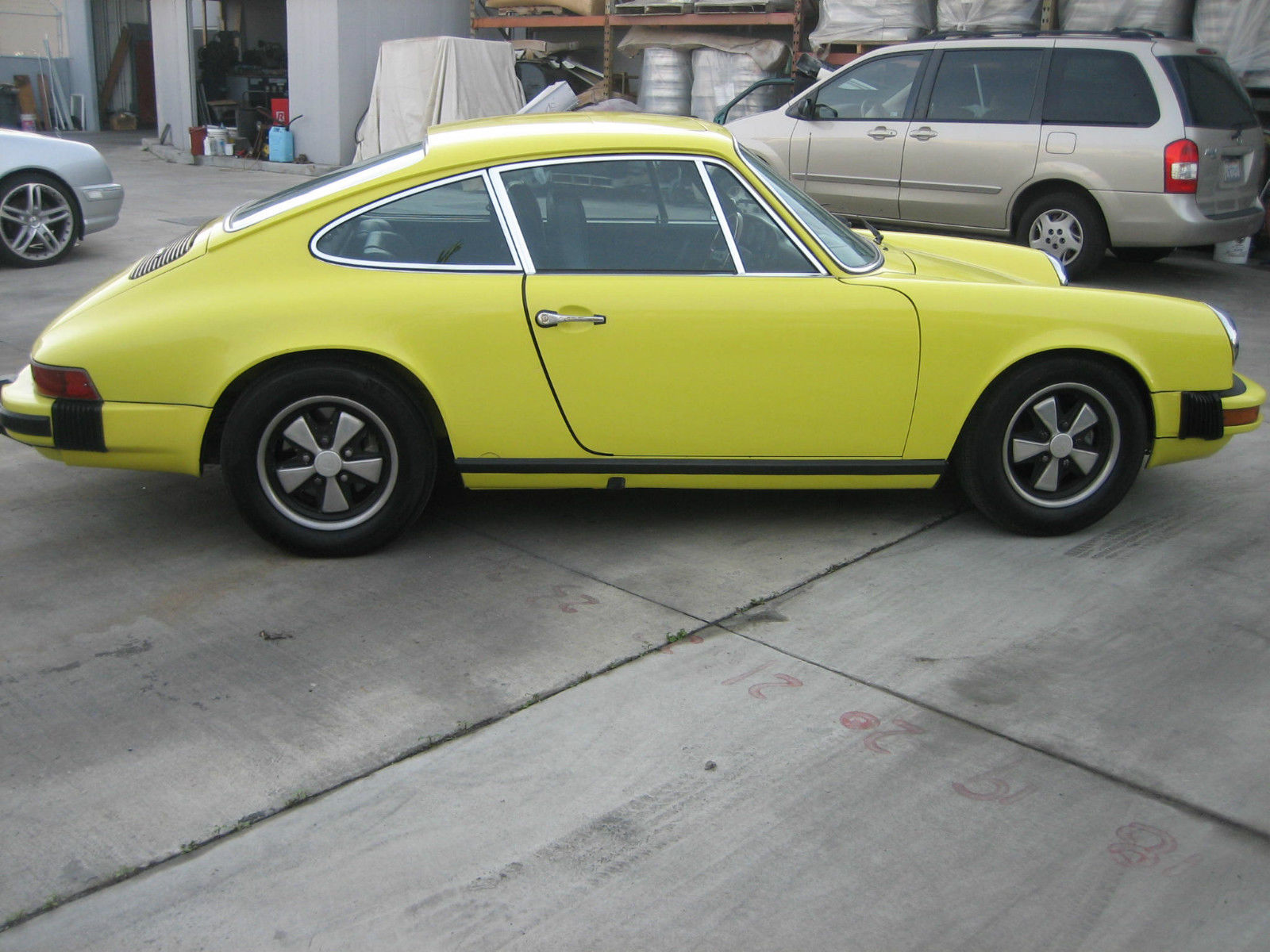 1974 Yellow Porsche 911 Coupe