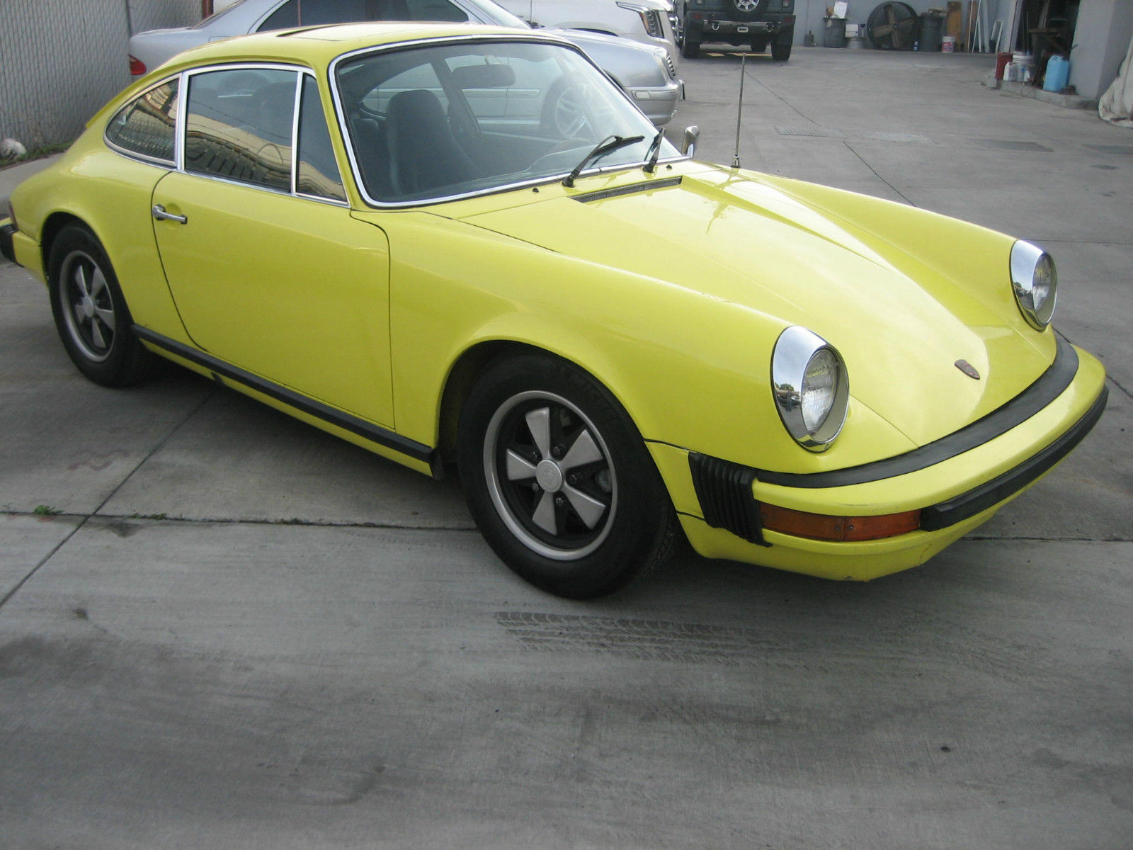 1974 Yellow Porsche 911 Coupe