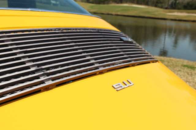 1974 Yellow Porsche 911 Targa