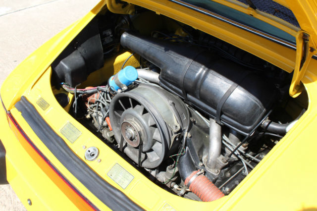 1974 Yellow Porsche 911 Targa