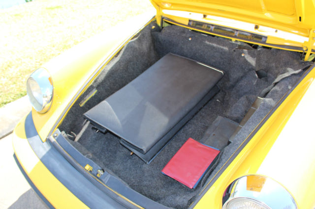 1974 Yellow Porsche 911 Targa
