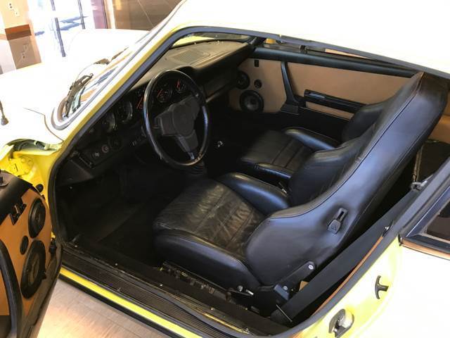 1974 Yellow Porsche 911 Coupe