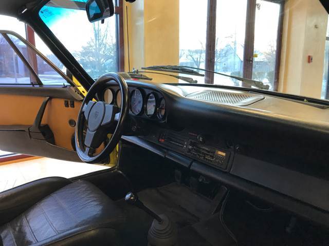 1974 Yellow Porsche 911 Coupe