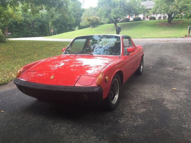 1974 Red Porsche 914 Targa