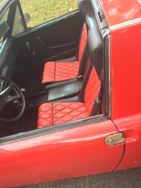 1974 Red Porsche 914 Targa